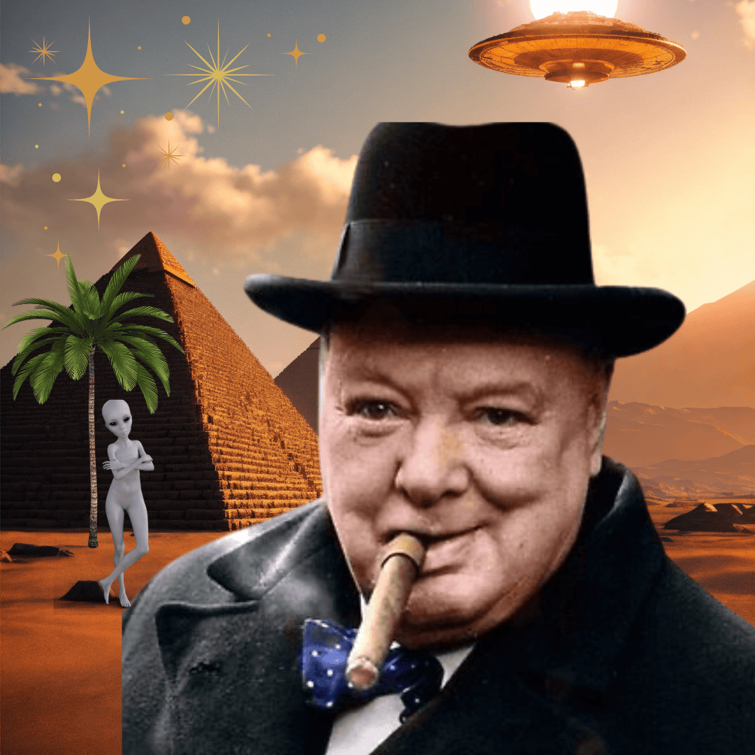 Winston Churchill Shines a Light