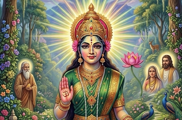Green Tara is a Healer